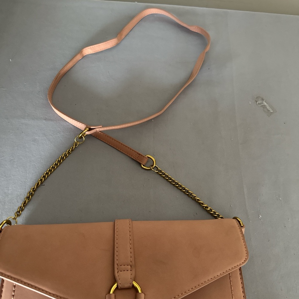 Universal Thread Elegant Tan Leather Crossbody Bag - image 3
